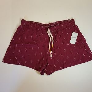 Jenni Intimates Flamingo Sleep Shorts M